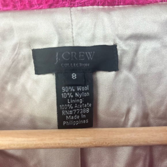 J. Crew Collection Pink Wool Jacket - Picture 4 of 6